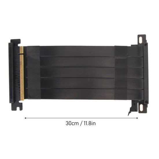 HEN--Cble élévateur PCIE 4.0 Cble Riser PCIE 4.0 X16, cble d'extension