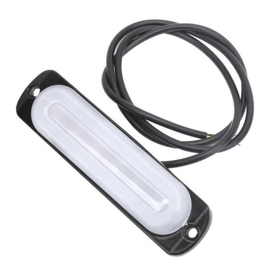 Yctze Feu Clignotant LED Latéral Ambre 12V - 4 LEDs Pour Remorque Camion Moto
