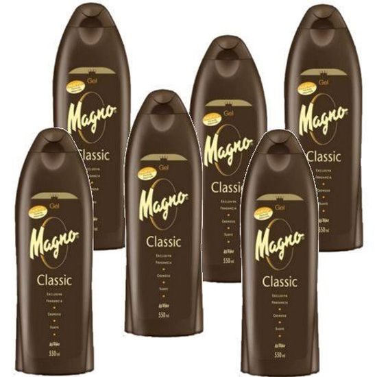 Gel de douche, 550 ml Magno classique LOT DE 6 Cdiscount Au quotidien