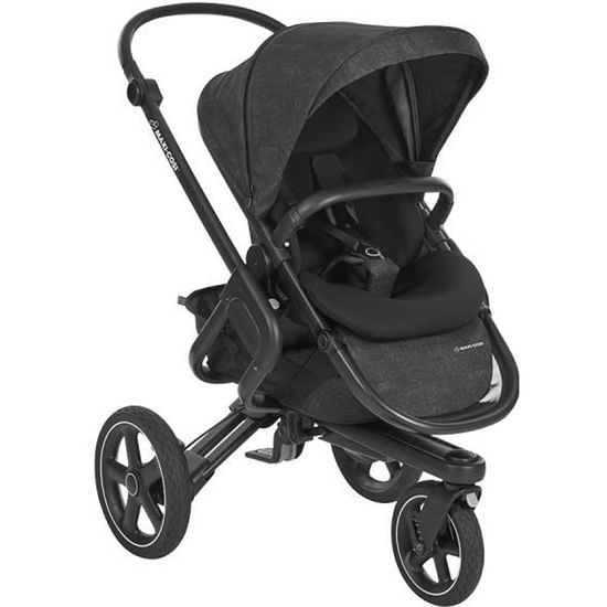 Poussette 3 Roues Maxi-Cosi Nova Essential - Gris - Tout-terrain, Pliable Mains Libres - De La Naissance à 3.5 Ans