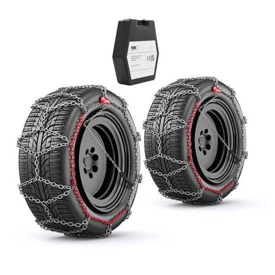 Snovit 4x4 maat 450 sneeuwketting, metaal, 16 mm, 4 x 4, bestelwagen en vrachtwagen, ÖNORM EN-16662-1, set 2 stuks