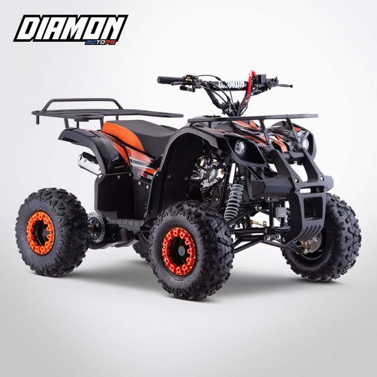 NEW MOTORZ Quad Enfant 125 cm3 BISON 125 / Vert - Quad 124 cc 4 temps pour enfants dès 7 ans - Vert - Garçons et Filles
