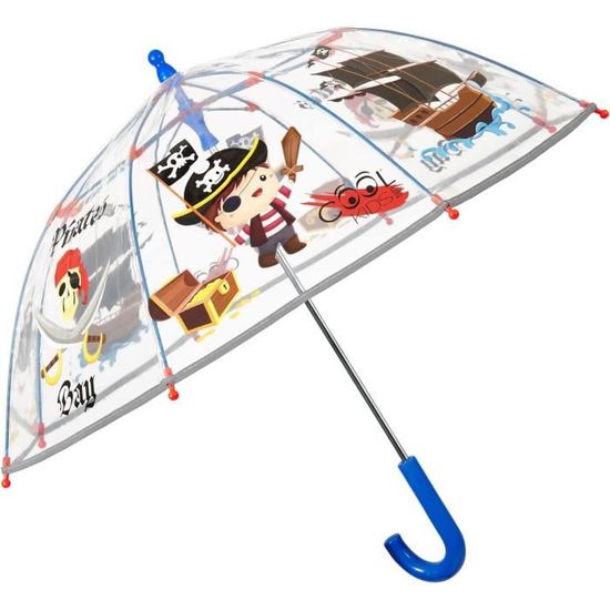 Parapluie Enfant Idena Lion – Diamètre 83 Cm, Ouverture Manuelle, Motif Lion Rigolo – Parapluie Léger Et Robuste Pour Enfants