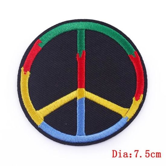 16 Patchs Thermocollants Arc-en-ciel Et Soleil Style Bohème Rétro - Pour Jeans, Sacs, Vestes, Personnalisation Vêtements Enfants
