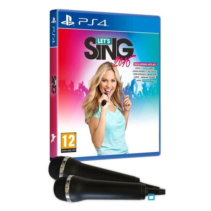 Koch Media Let'S Sing 16 Hits Internationaux Jeu PS4 + 2 Micros