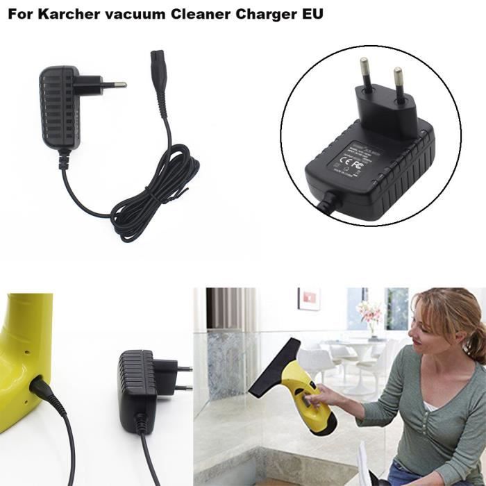 Accessoires aspirateur Pour Karcher WV50 WV55 WV60 WV70 WV75 & WV2 WV5 Window Vac Plug Battery ChargerEU he092