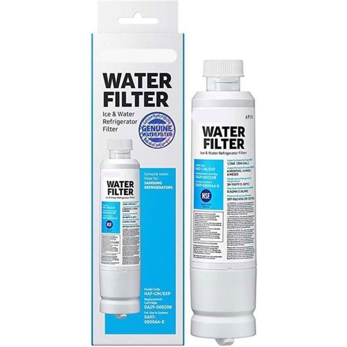 Filtre de rechange compatible pour Samsung DA29-00020B pour cartouche de filtre à eau pour réfrigérateur