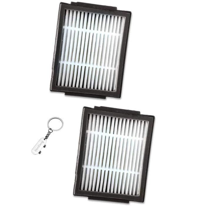 Kit d'accessoires de Rechange pour Brosse à Rouler pour iRobot Roomba I Series iRobot i7 E5 E6, 2*filter.