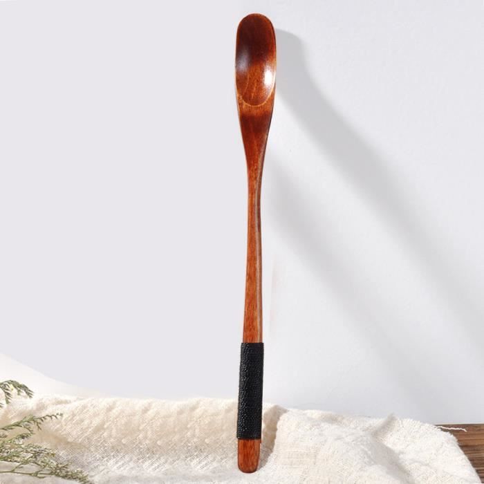 Cuillère de cuisson Cuillère en bois noire-257