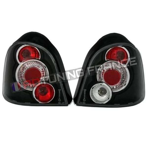 2 FEUX ARRIERE NOIR RENAULT TWINGO DE 03/1993 A 08/1998