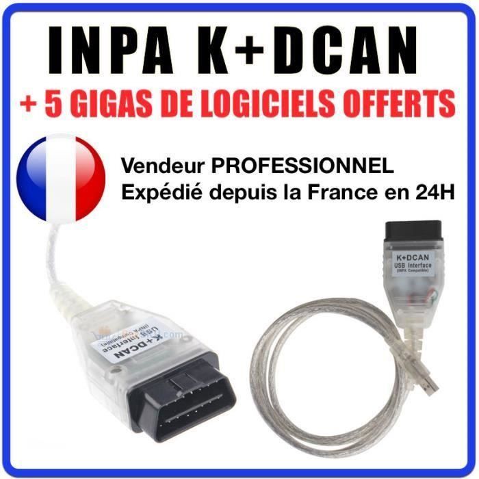 INTERFACE - DIAGNOSTIQUE - BMW INPA K+DCAN