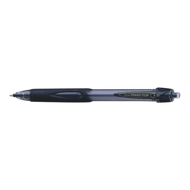 Uni-ball POWER TANK Stylo à bille permanent bleu encre pigmentée rétractable
