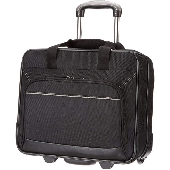 Peses bagages Basics Sacoche à roulettes pour ordinateur portable - Avec roulement rapide et poche avant facile d&rsquo146