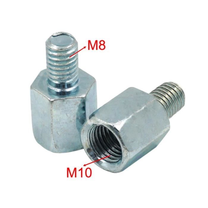 Rétroviseurs et miroirs,Réducteur de filetage M10 M8 convertisseur de rétroviseur de moto, adaptateur de vis de - Type Model B