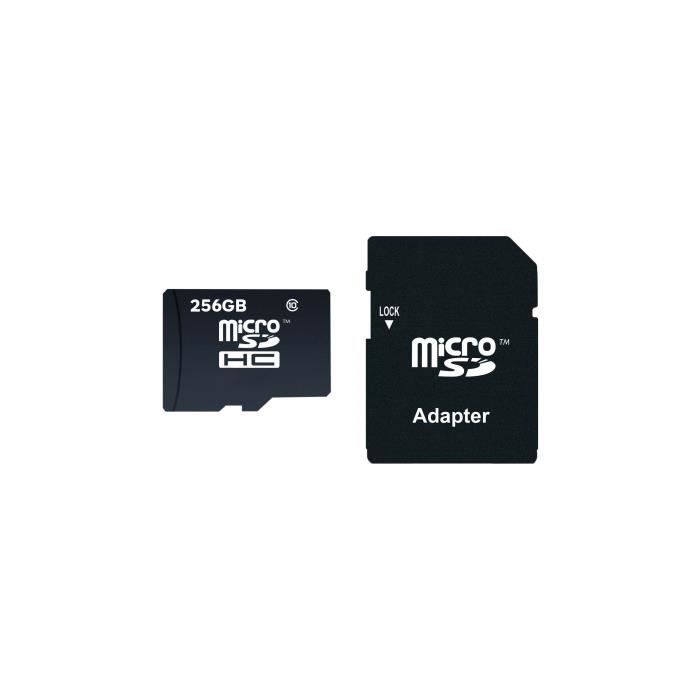 Carte Micro SD Essentielb Micro SDXC 256Go Performances + adaptateur