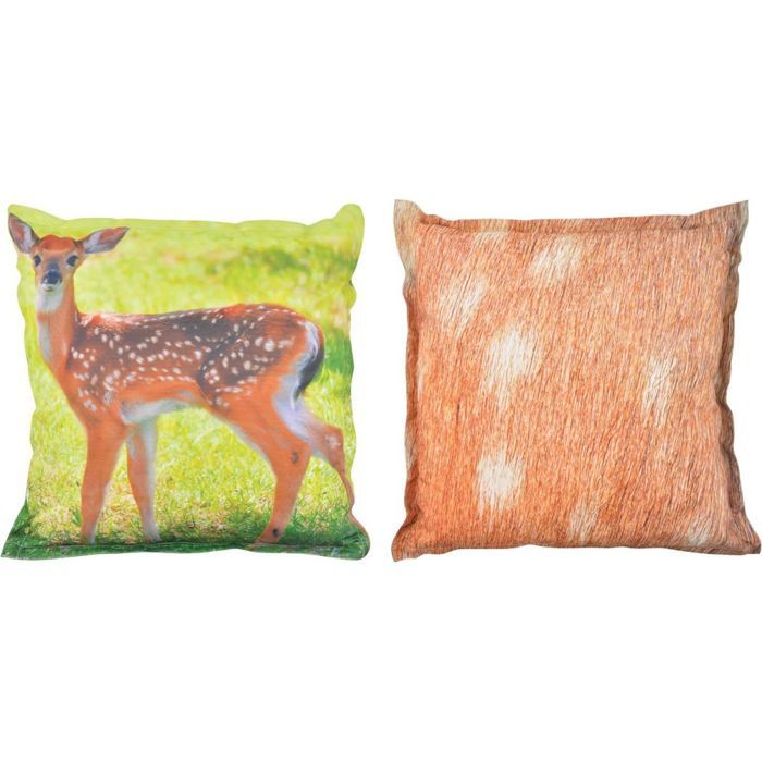 Coussin extérieur imperméable daim - 59 x 59 x 13 cm