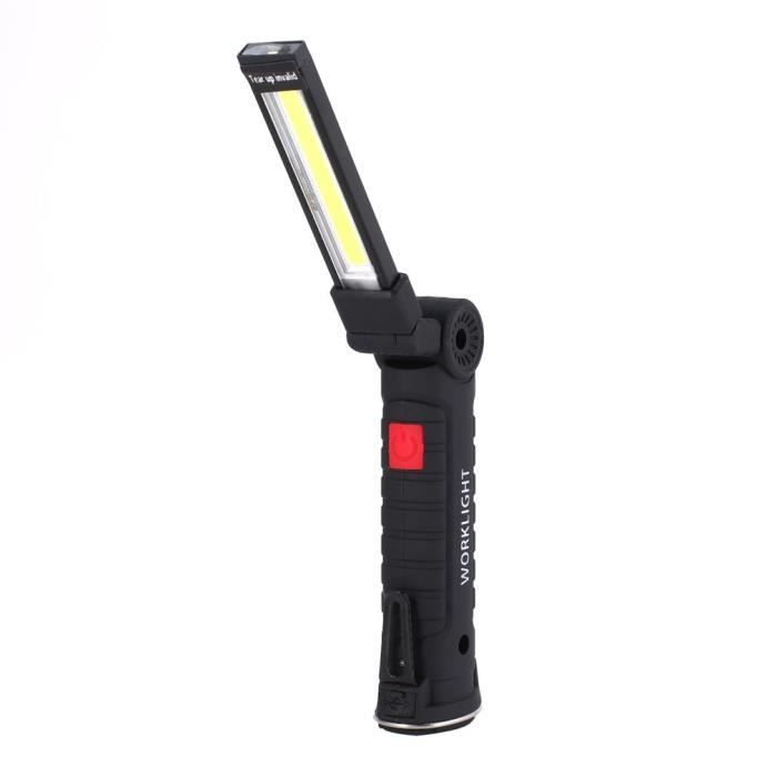 mini stylo cob led travail lumière inspection réparation torche lampe de poche avec base magnétique clip pour vélo atelier