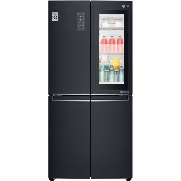 LG - GMQ844MCKV - Refrigérateur Multi portes - 458L (315L + 143L) - Total No Frost - A+ - L83,5cm x H178,7cm - Carbone