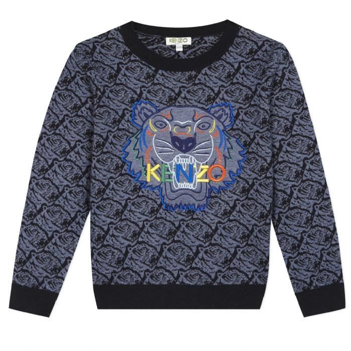 Pull Marine Garçon Kenzo Tiger JB 8