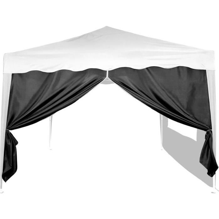 INSTENT® panneau latéral gris avec fermeture à glissière, sans fenêtre Gris