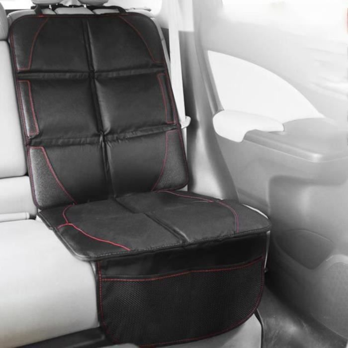 Protection de siège voiture - pour siège auto - protection siege arriere voiture enfants haut de gamme - compatible (noir) #26@