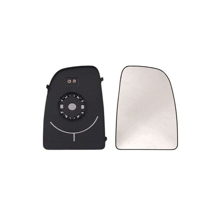 Miroir Glace rétroviseur droit pour PEUGEOT BOXER Camping-Car II ph. 1, 2006-2014, supérieur.
