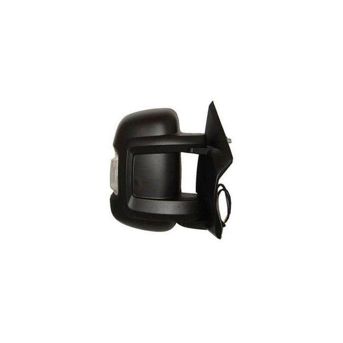 Rétroviseur droit électrique pour PEUGEOT BOXER II ph.2 depuis 2014 gt, bras court, cligno blanc (5W).