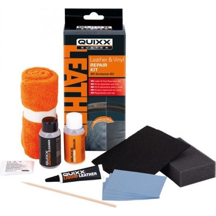 Kit de reparation pour cuir noir quixx