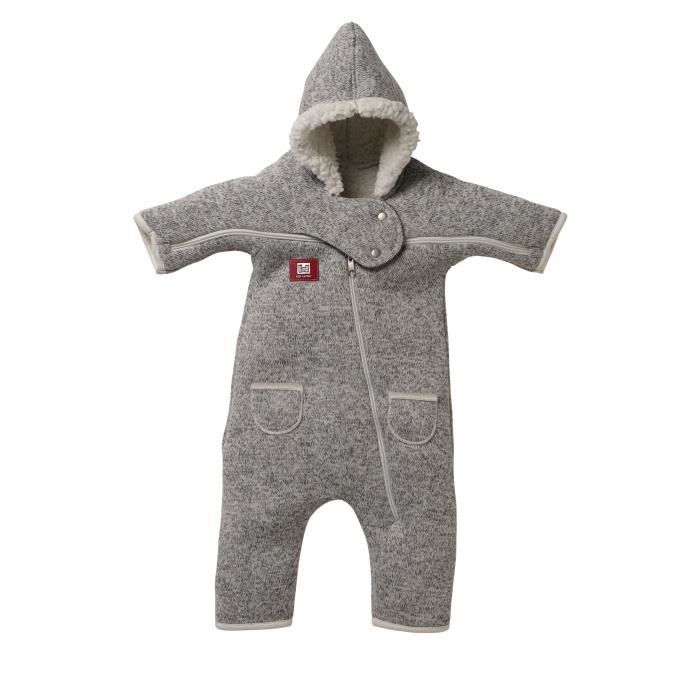 RED CASTLE Combi T-Zip 12-18 mois gris chiné/blanc