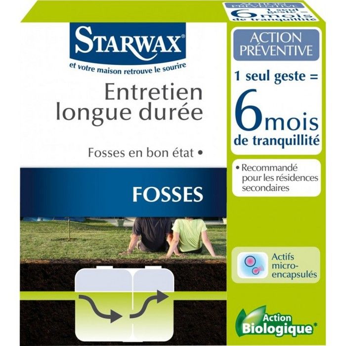 Entretien longue durée des fosses - 6 mois