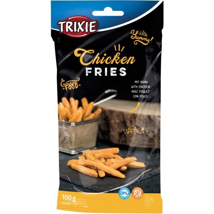 Chicken Fries au poulet. Pour chiens. Poids 100g.-Trixie 3,000000