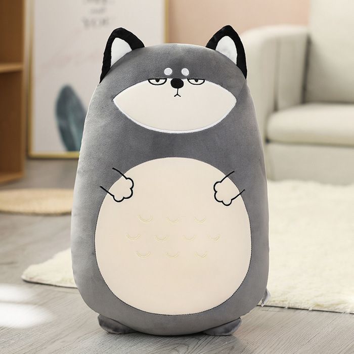 Oreiller En Peluche Snack Bag Avec 8 Jouets Amovibles - Cadeau Enfant Doux - Décoration Chambre