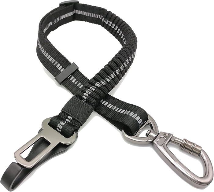 SOB Bandoulière Réglable Pour Harnais D'Escalade Avec Mousqueton - Polyester Noir 750g - Sécurité Et Confort