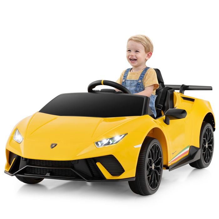 Voiture Pour Enfants COSTWAY Licence Lamborghini T l commande Lumi res Voiture Pour Enfants COSTWAY Licence Lamborghini T l commande Lumi res