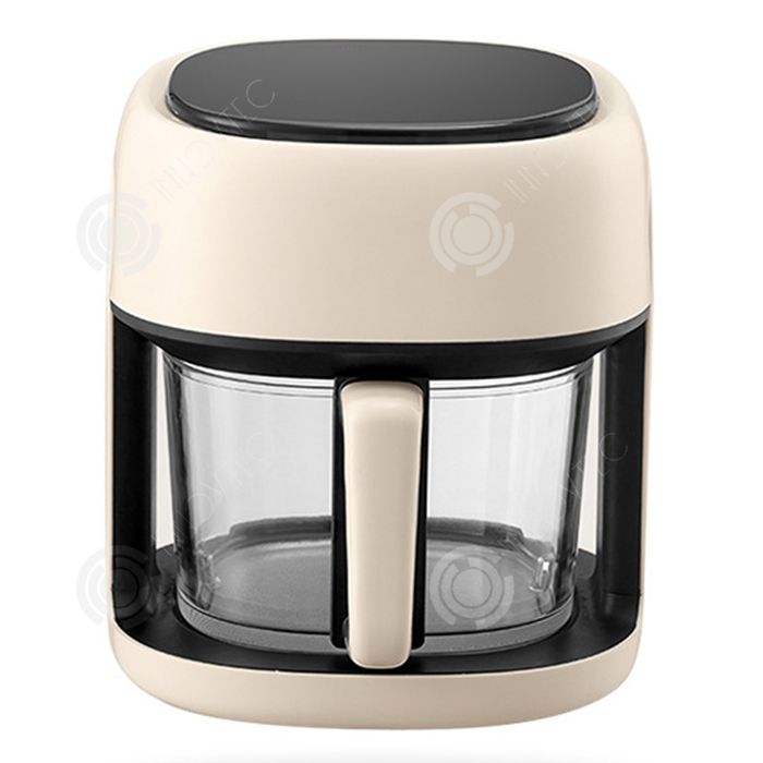 INN Air Fryer 1350W Visibilité à 360 degrés Chauffage rapide et homogène Simple et pratique Sûr et fiable Friteuse à air chaud Blanc - Innovtec