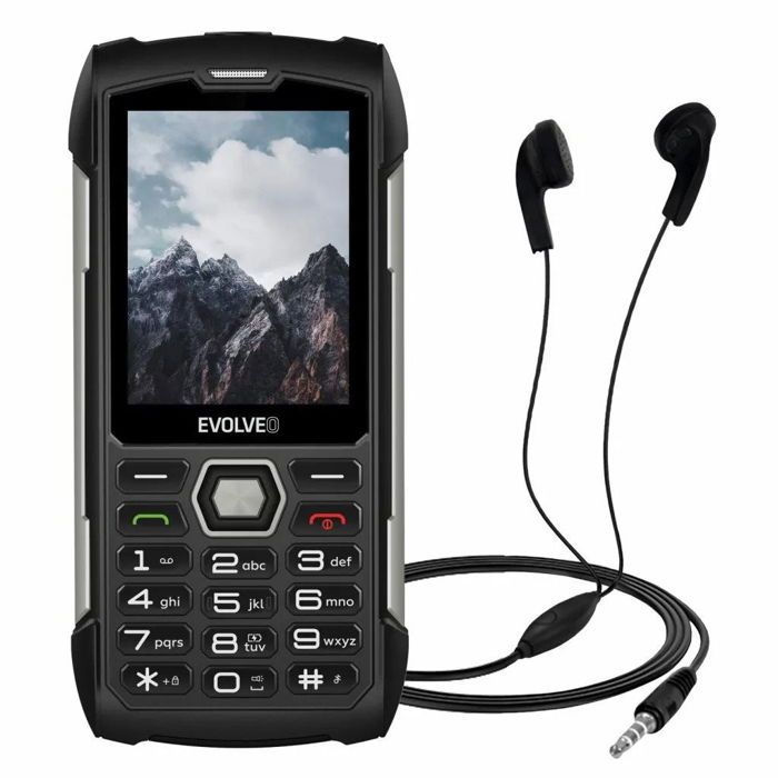 Téléphone mobile - EVOLVEO - StrongPhone H1 - Étanchéité IP68 - Double SIM - Batterie 5000 mAh