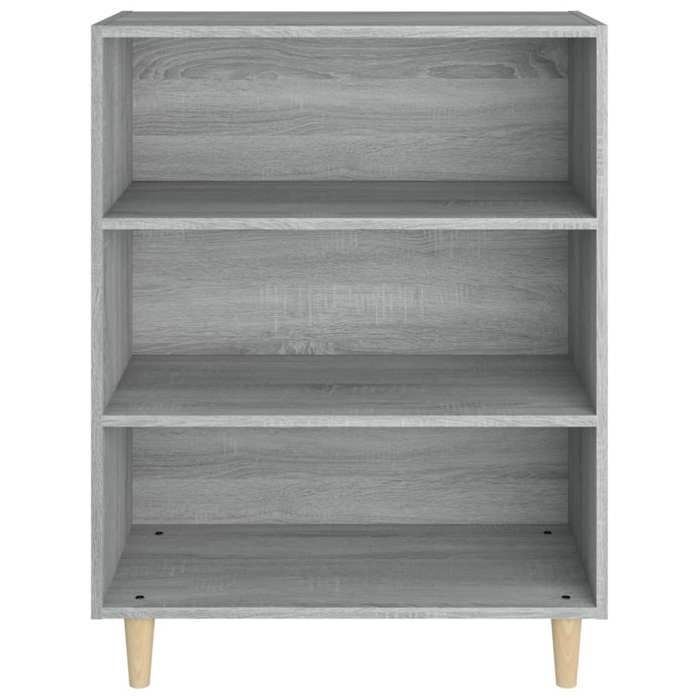 (SOLDE dété) Placard/Buffet bas - Décor salon - Sonoma gris 69 5 x 32 5 x 90 cm Bois dingénierie *aspect pratique1922493