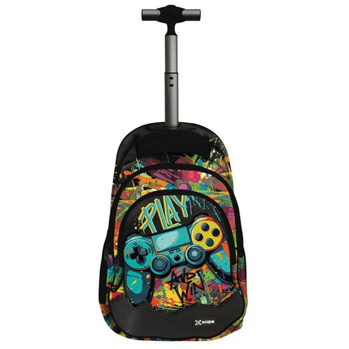 Sac à dos à roulettes Gaming Play 44 CM - 2 cpt Sac à dos à roulettes Gaming Play 44 CM - 2 cpt