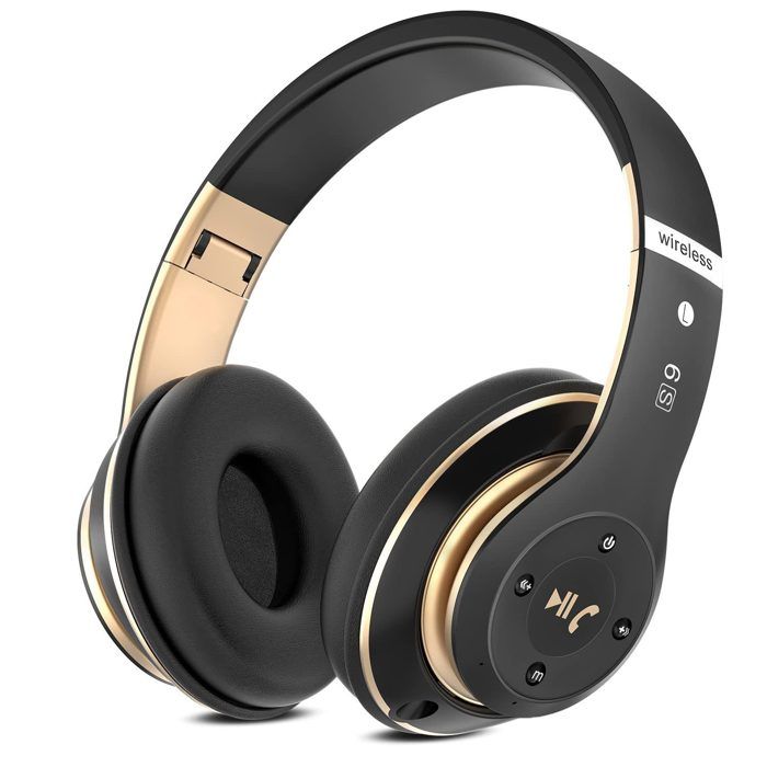 Bluetooth Casque Over-Ear avec 6 Modes dÉGALISATION Bluetooth 5.3 Technologie Bluetooth Casque (40 H ecouteurs sans fi Étiquette
