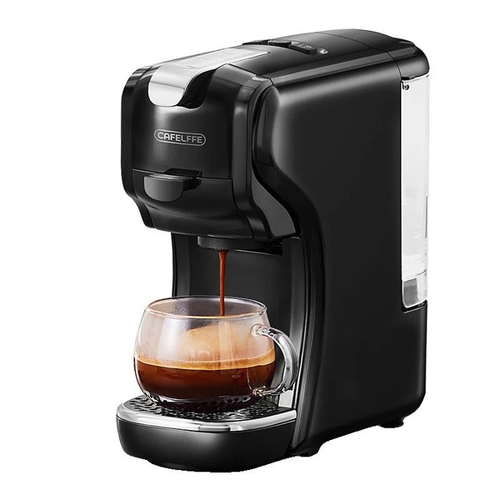 Machine à café à capsules Cafelffe pression de 19 bars capacité de 2 tasses Noir UE