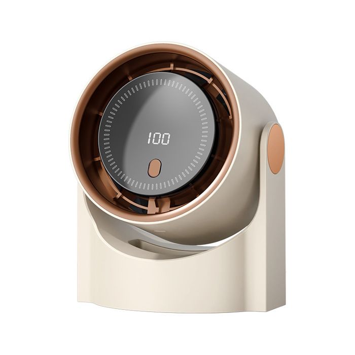 Ventilateur de Bureau - Ulisem - Sans Pales - 100 Vitesses - USB Rechargeable - Affichage Digital - Ulisem