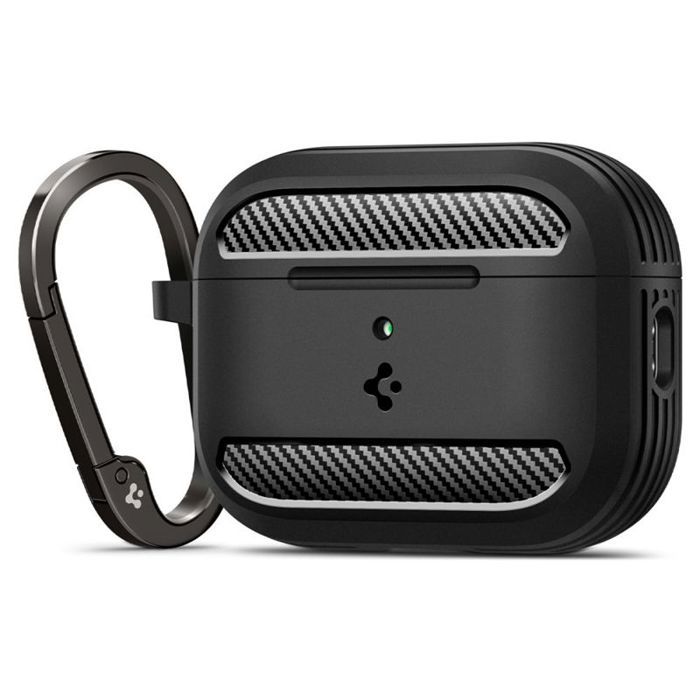 Coque - SPIGEN - ACS09822 - Compatible AirPods Pro 3 (2025) - TPU Souple - Noir Mat - Élégant