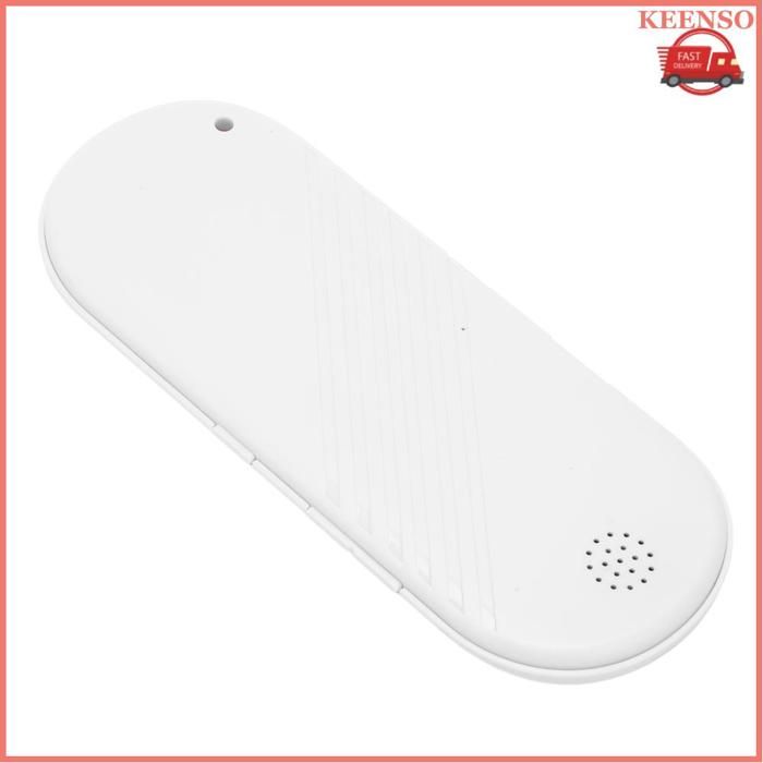 Boîte de Son Blanche avec Chant des Oiseaux - 12 cm - Haut-Parleur Chantant des Oiseaux avec détecteur de Mouvement - Décoration Oiseau gazouillis - Boîte sonore relaxante Spa Bien-être