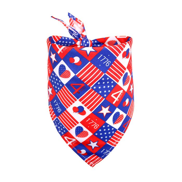 Bavoir pour chien - Phoesky - Polyester - Écharpe triangulaire - Imprimé - 40x28x28 cm - 65x42x42 cm - Écologique - Mode
