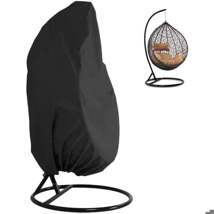 Housse de protection pour fauteuil suspendu - PZCC - 190x115 cm - Oxford 210D - Imperméable - Résistant aux intempéries