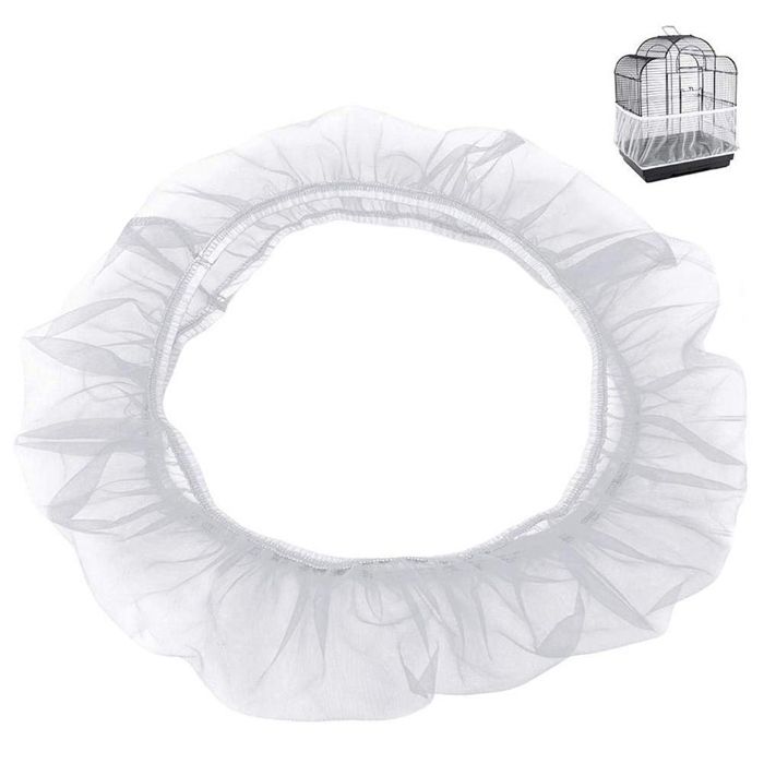 ARAMOX accessoires de cage Couverture de Cage à oiseaux en Nylon extensible pour perroquets filet en animalerie kit