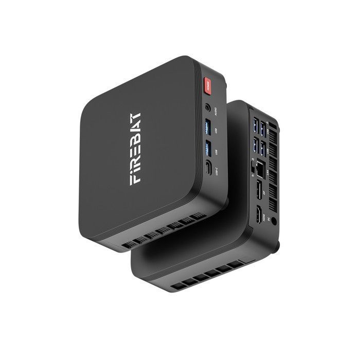 Firebat Mini PC AMD Ryzen 4300U-8Go RAM + 256Go SSD-Windows 11 Pro- Ordinateur de Bureau- WiFi 6- BT5.2- Supporte Triple Écran 4K