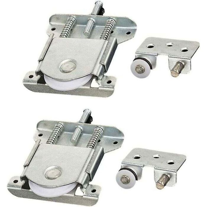 2 roulettes pour porte de placard coulissante - Accessoires pour porte coulissante 2 roulettes pour porte de placard coulissante - Accessoires pour porte coulissante