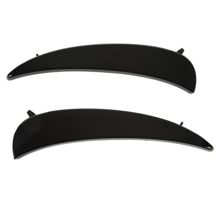 Ailerons D'aération Pare-chocs Arrière Pour Mercedes CLA W117 AMG Line 2013-2019 - Paire Noire Brillant ABS