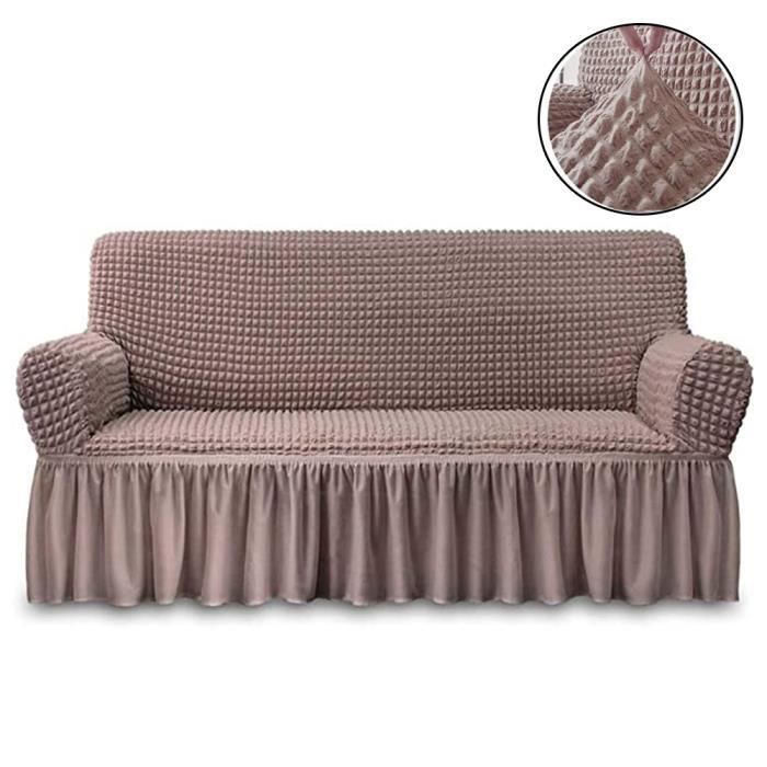 ZEACCT 2 Pièces Canapé Bras Couvre Protecteurs Housse Accoudoir Canapé Couvre Accoudoirs Housses De Fauteuil Pour Maison Salon Chambre Protection Elastique Avec 10 Clous De Fixation-Gris